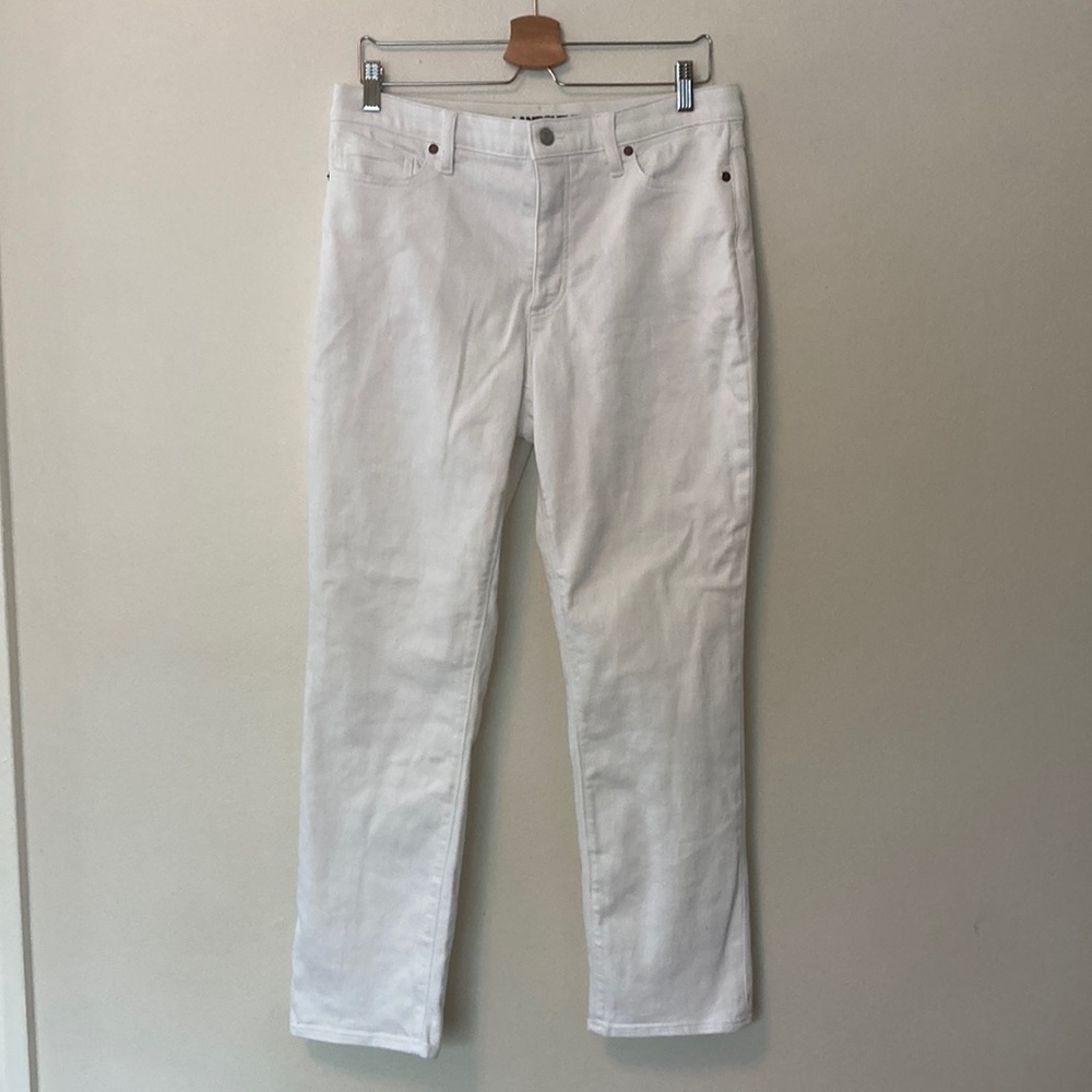 LAND’S END White Straight Jeans